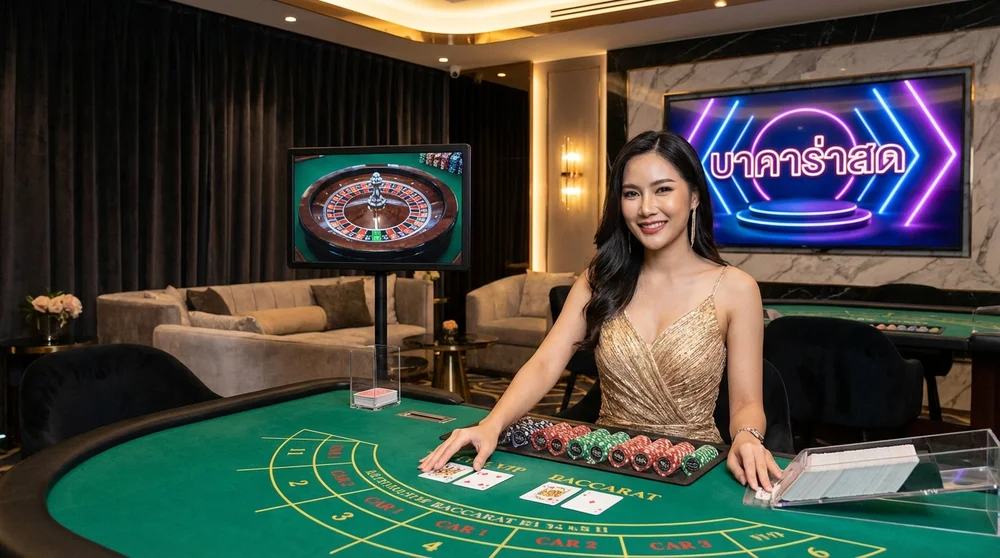 บาคาร่าสด VSC888 ถ่ายทอดสดจากสตูดิโอ ดีลเลอร์สาวสวย